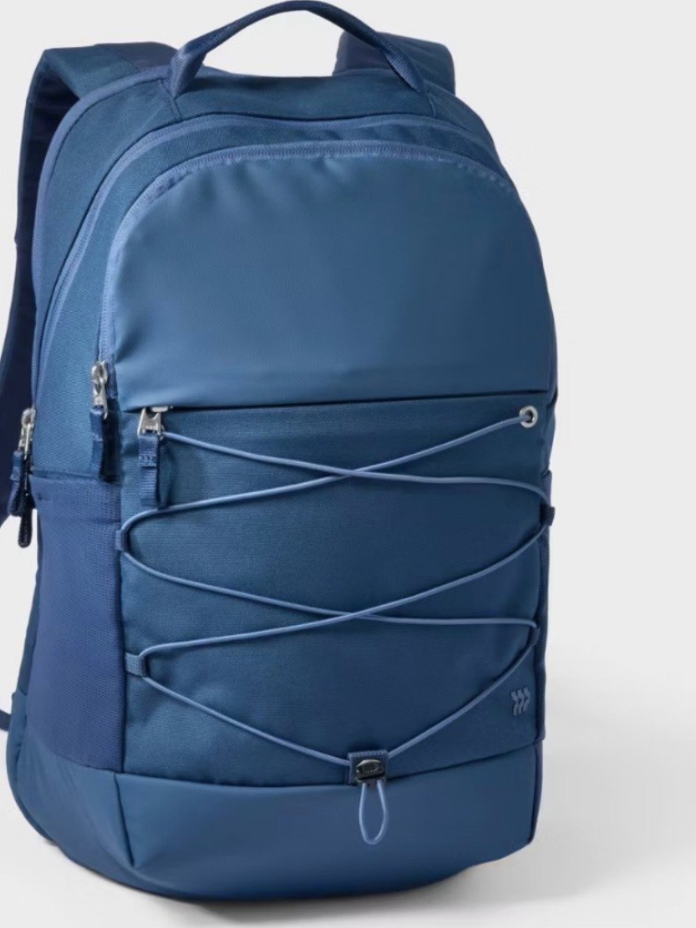 All in motion 17.5 In Water Resistant Navy Blue Backpack Book Bag Nwt